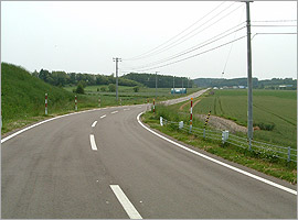 女満別地区　道路設計